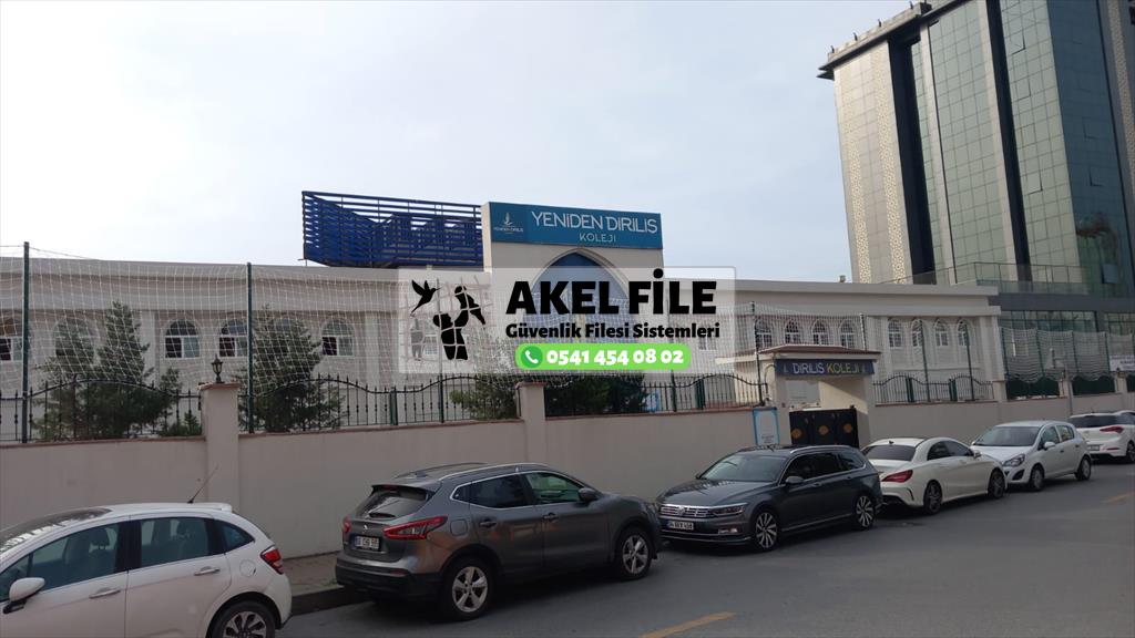 Yeniden diriliş koleji 
Okul çevresi tampon file
( top kaçma filesi 0541 454 08 02